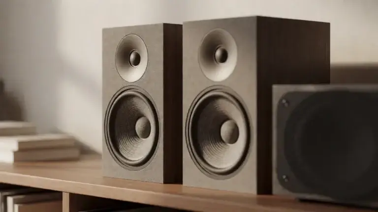 Large-woofer loudspeakers built for deep bass extension and full-range sound quality